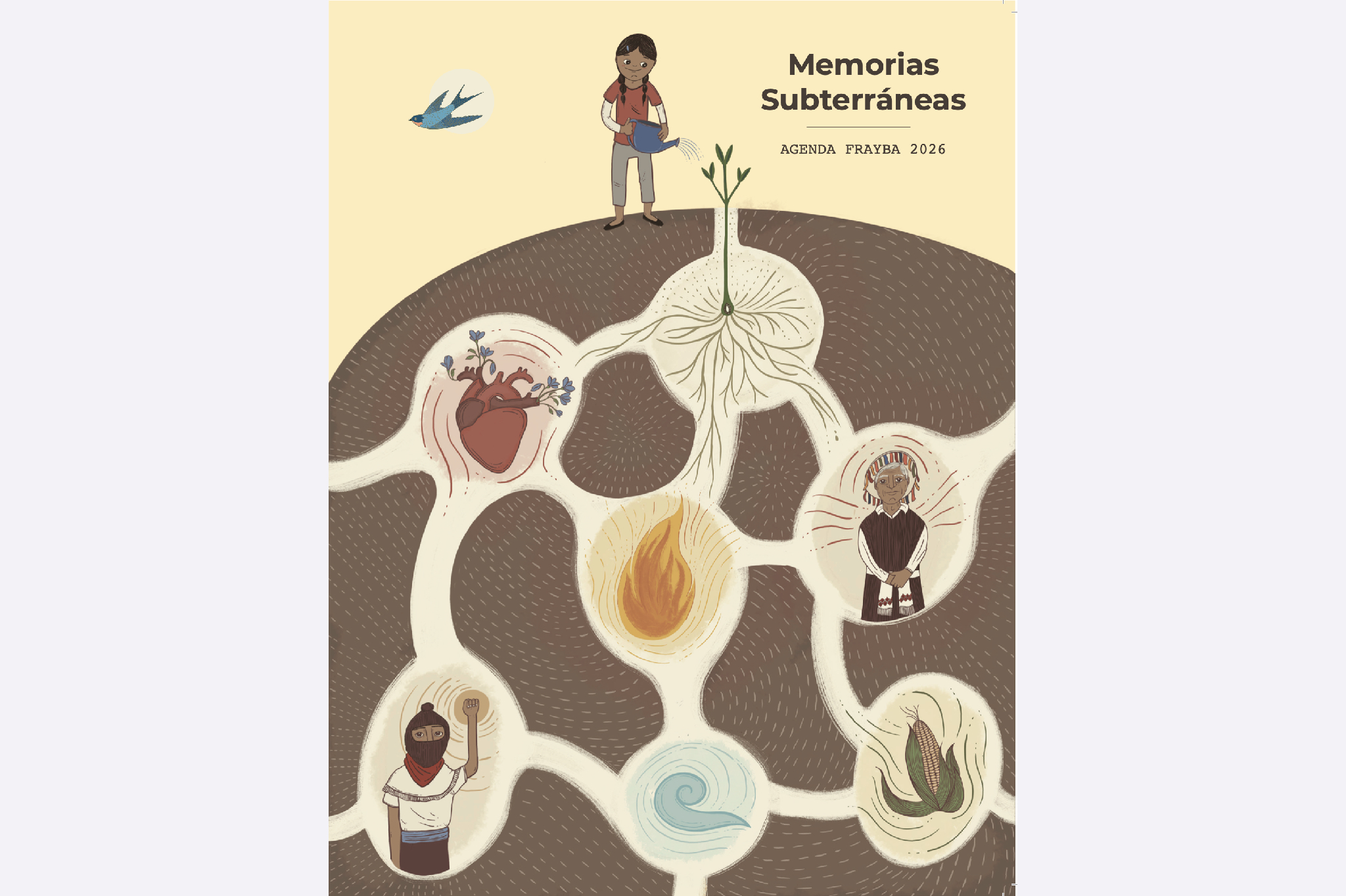 La paz como caminos de insurrección mesiánica Sobre la Agenda Frayba 2026 Memorias subterráneas
